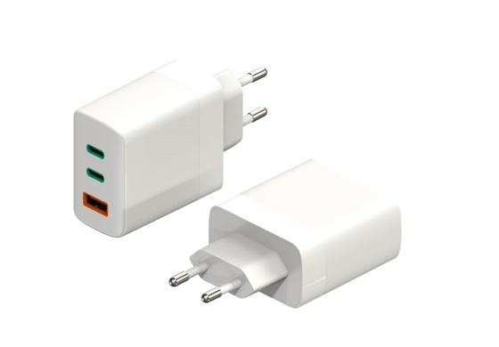 Beli Custom 5V2.4A / 5V3.0A Fast Mobile Charger Dengan EU KC US Plug Putih online manufacture