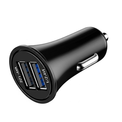 Beli Pengisi Daya Mobil USB Ganda ABS 12V-24V Input dengan Output 2.4A 3.0A online manufacture