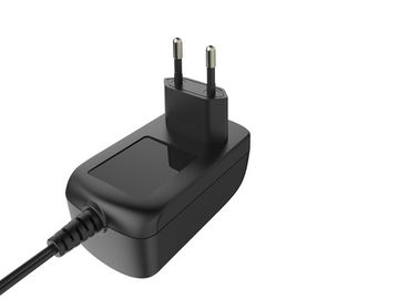 Harga yang bagus 24V 1A Hitam EU Plug Universal Switching Power Supply Dengan CE GS LVD Certificate on line