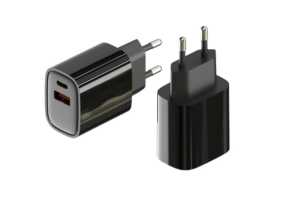Harga yang bagus Adaptor Daya AC DC efisiensi tinggi, Adaptor Daya Universal Dengan Output 24V 1A / 12V 2A on line