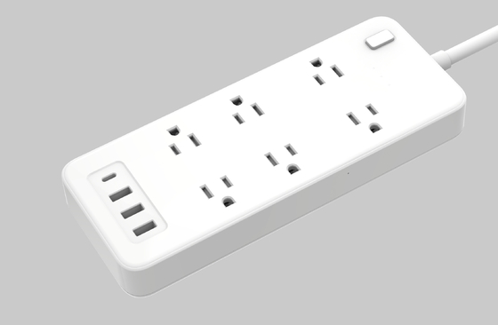Harga yang bagus 32W Smart Power Strip dengan Multiple USB Port Alat Kantor Rumah Anda yang Penting on line