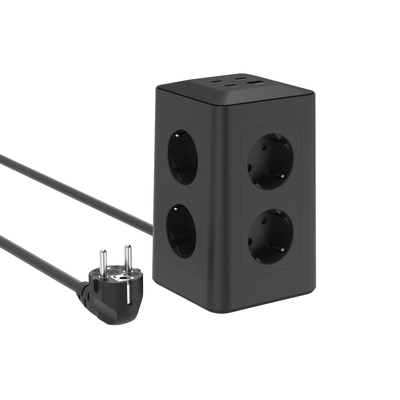 PD 45W Smart power strip dengan beberapa port USB dan Sertifikat CE