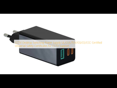CCTV Desktop Switching Power Supply UL/CUL/TUV/GS/CE/CCC Sertifikat Keamanan Universal Bersertifikat untuk Dukungan CCTV